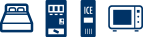 Guest rooms・Vending machines・ice maker・microwave oven